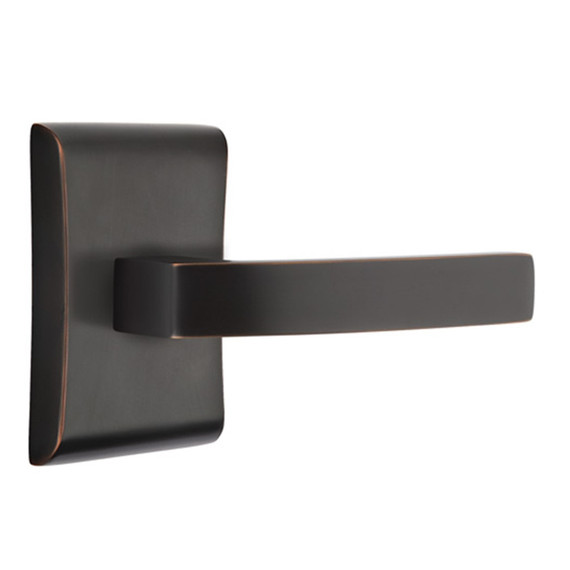Emtek 5051-BRL-US10B Breslin Door Lever Dummy Set With Neos Rosette Oil Rubbed Bronze