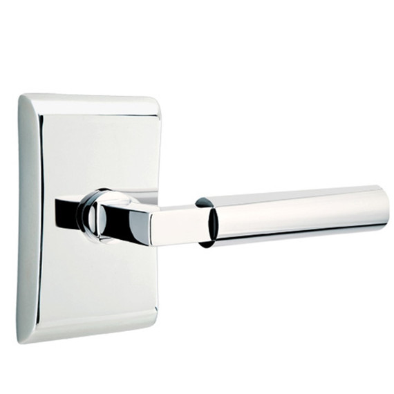 Emtek 5051-HEC-US26 Hercules Door Lever Dummy Set With Neos Rosette Polished Chrome