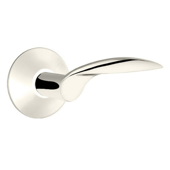 Emtek 5057-MC-US14 Mercury Door Lever Dummy Set With Modern Rosette Polished Nickel