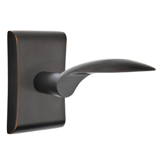 Emtek 5111-MC-US10B Mercury Door Lever Passage Set With Neos Rosette Oil Rubbed Bronze