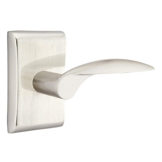 Emtek 5211-MC-US15 Mercury Door Lever Privacy Set With Neos Rosette Satin Nickel