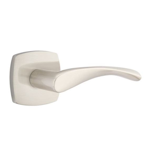 Emtek 5316-TRT-US15 Triton Door Lever Passage Set With Urban Modern Rosette Satin Nickel