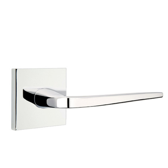 Emtek 5050-ATN-US26 Athena Door Lever Dummy Set With Square Rosette Polished Chrome