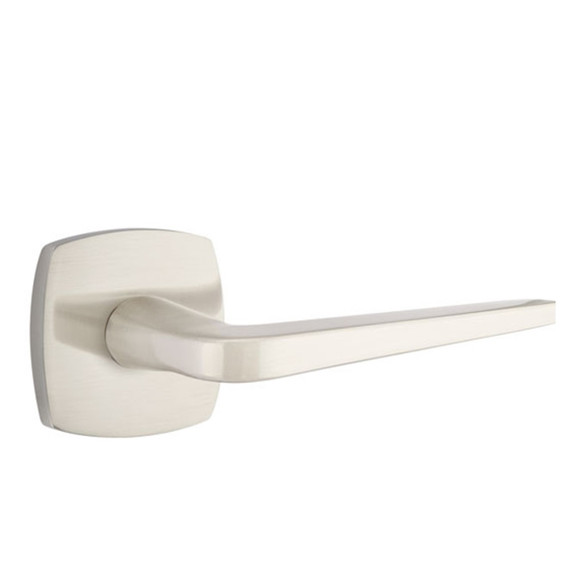 Emtek 5316-ATN-US15 Athena Door Lever Passage Set With Urban Modern Rosette Satin Nickel