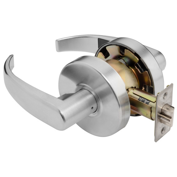Dynasty Hardware SPA-03-26D Grade 2 Commercial Duty Classroom Function Keyed Lever Lockset, ADA, Satin Chrome Finish
