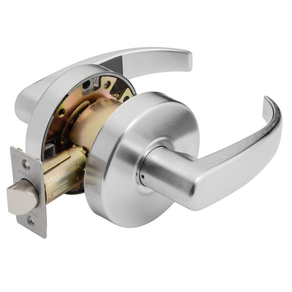 Dynasty Hardware SPA-30-26D Grade 2 Commercial Duty Passage Lever, ADA, Satin Chrome Finish