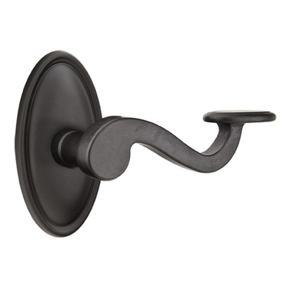 Emtek 70514-PD-FB Padua Lost Wax Door Lever Dummy Set With #14 Rosette Flat Black Bronze