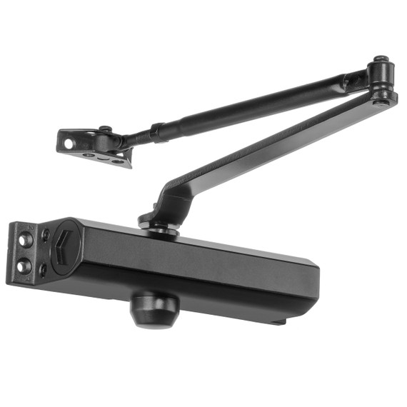 Dynasty Hardware 4000-DURO Commercial Grade Door Closer, Size 4 Spring, Duronotic/Brown