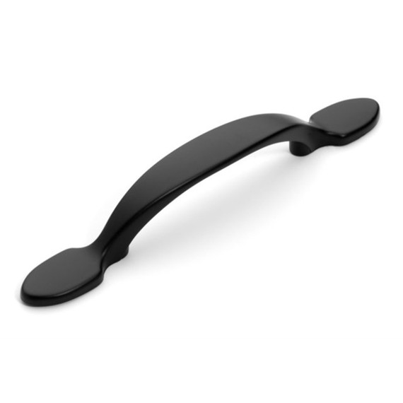 Dynasty Hardware  P-2381-FB Classic Cabinet Pull Flat Black