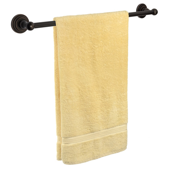 Dynasty Hardware 2603-ORB Newport 18-Inch Single Towel Bar, Oil Rubbed Bronze