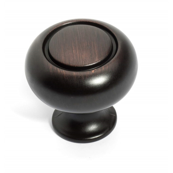 Dynasty Hardware K-80028-10B Cabinet Knob, Oil Rubbed Bronze
