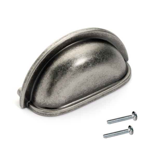 Dynasty Hardware P-2769-AN Cabinet Hardware Bin Pull, Antique Nickel