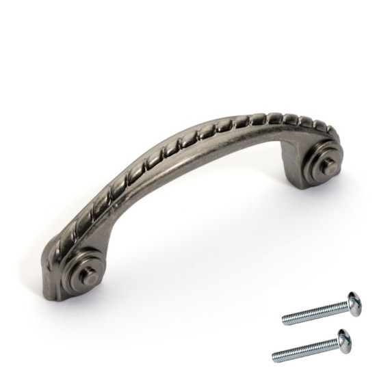 Dynasty Hardware P-3127-AN Rope Cabinet Pull Antique Nickel