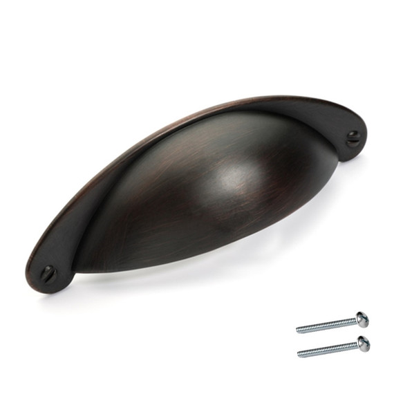 Dynasty Hardware P-5322-10B Shaker Style Cabinet Hardware Pull 2-1/2-Inch CTC Oil Rubbed Bronze