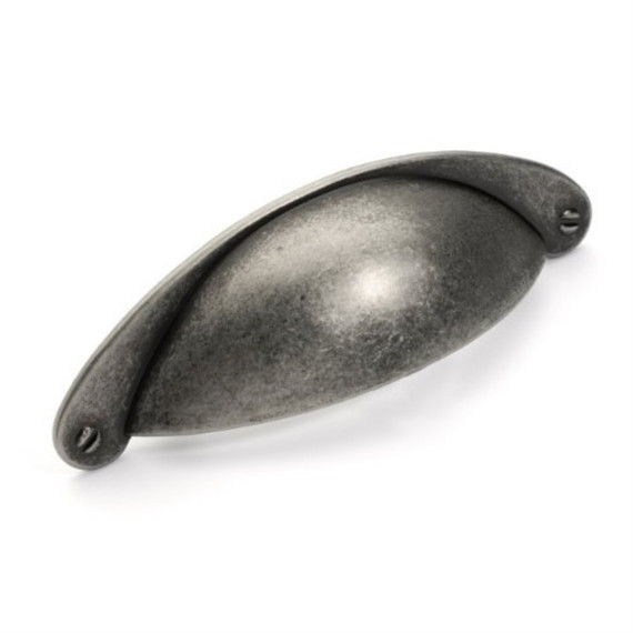 Dynasty Hardware P-5322-AN Shaker Style Cabinet Hardware Pull 2-1/2-Inch CTC, Antique Nickel