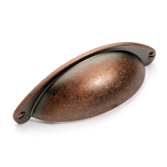 Dynasty Hardware P-8233-AC Shaker Style Cabinet Hardware Pull, Antique Copper