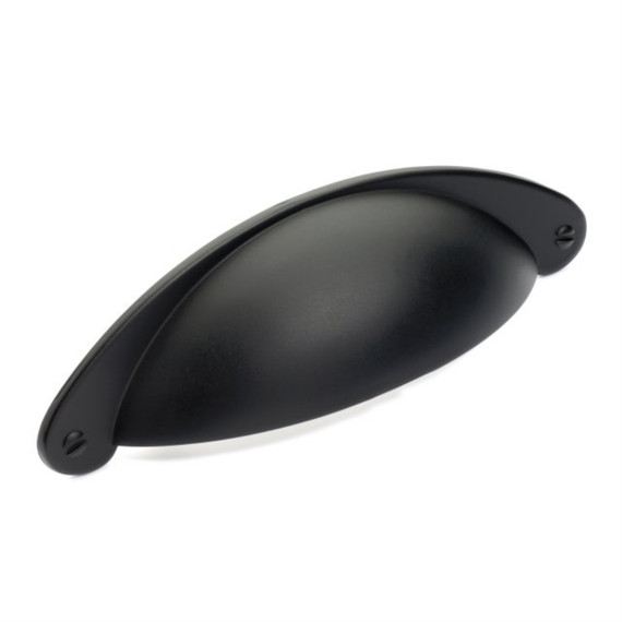 Dynasty Hardware P-8233-FB Shaker Style Cabinet Hardware Pull Flat Black
