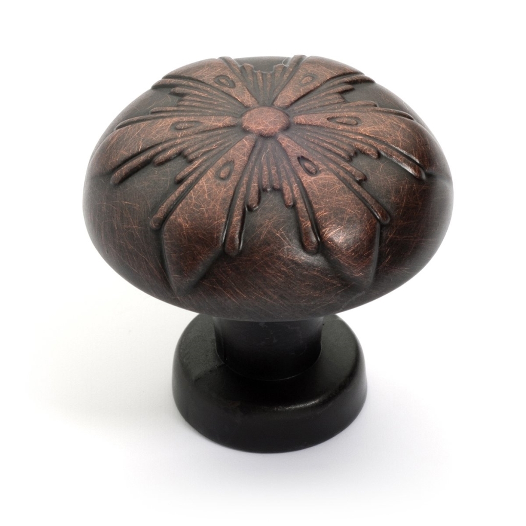 Dynasty Hardware K-82182-10B Starburst Cabinet Knob, Oil Rubbed