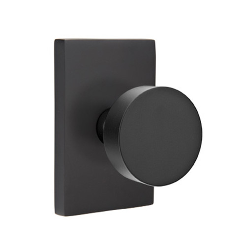 Emtek 5052-ROU-US19 Round Door Knob Dummy Set With Modern