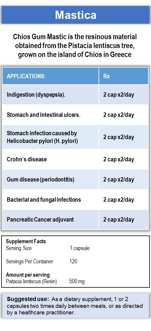 Applications of Mastic Gum