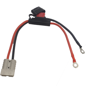 High Eye Terminal to 50A Connector Fused 8 AWG 300mm