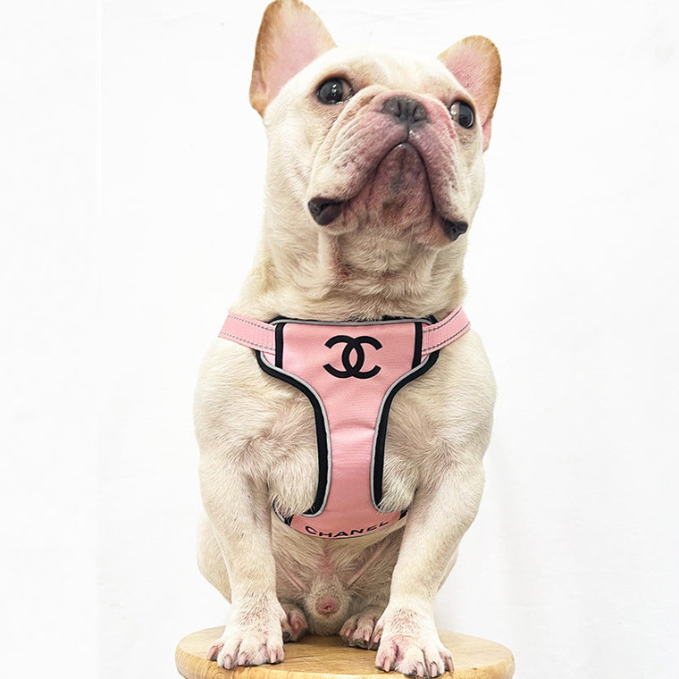 CHEWNEL PINK HARNESS AND LEASH SET