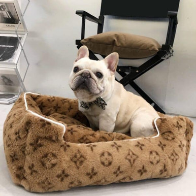 CHEWY VUITTON DOG BED