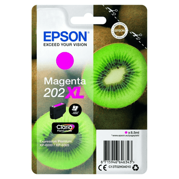 Genuine Original Epson T02H3 202XL High Capacity Magenta Cartridge