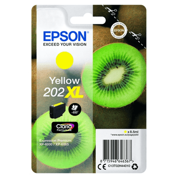 Genuine Original Epson T02H4 202XL High Capacity Yellow Cartridge