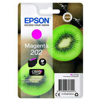 Genuine Original Epson T02F3 202 Magenta Cartridge