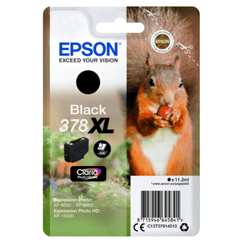 Genuine Original Epson 378XL High Capacity Black Cartridge - T3791