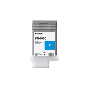 Genuine Original Canon PFI-107 Cyan Ink Cartridge