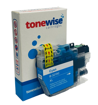 Brother LC-3219 High Capacity Cyan Ink Cartridge Box In Tonewise Cartridges Branding