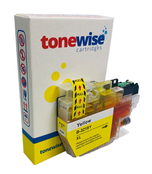 Brother LC-3219 High Capacity Yellow Ink Cartridge Box In Tonewise Cartridges Branding