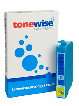 Epson 29XL High Capacity Cyan Ink Cartridge - T2992 Box In Tonewise Cartridges Branding