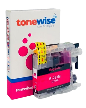 Brother LC223 Magenta Ink Cartridge Box In Tonewise Cartridges Branding