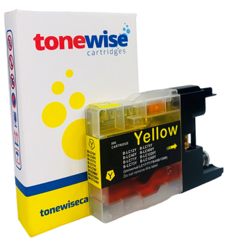 Brother LC1280XL-Y High Capacity Yellow Ink Cartridge Box In Tonewise Cartridges Branding