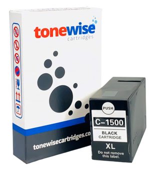 Canon PGI-1500XLBK High Capacity Black Ink Cartridge Box In Tonewise Cartridges Branding