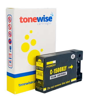 Canon PGI-1500XLY High Capacity Yellow Ink Cartridge Box In Tonewise Cartridges Branding