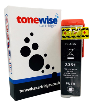 Epson 33XL Black High Capacity Ink Cartridge - T3351 Box In Tonewise Cartridges Branding