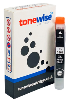 Epson 33XL Photo Black High Capacity Ink Cartridge - T3361 Box In Tonewise Cartridges Branding