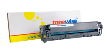 HP 125A Yellow Toner Cartridge - CB542A Box In Tonewise Cartridges Branding