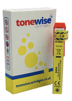 Epson 24XL High Capacity Yellow Ink Cartridge - C13T24344010 Box In Tonewise Cartridges Branding
