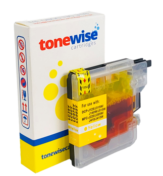 Brother LC985Y Yellow Ink Cartridge Box In Tonewise Cartridges Branding