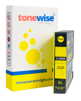 Canon PGI-2500XLY High Capacity Yellow Ink Cartridge - 9267B001AA Box In Tonewise Cartridges Branding