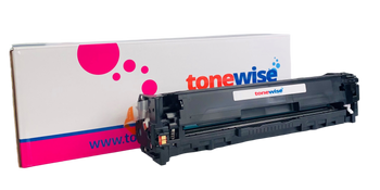 HP 128A Magenta Toner Cartridge - CE323A Box In Tonewise Cartridges Branding