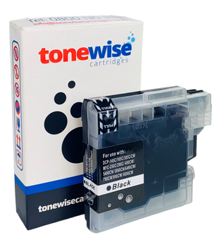 Brother LC1100BK Black Ink Cartridge Box In Tonewise Cartridges Branding