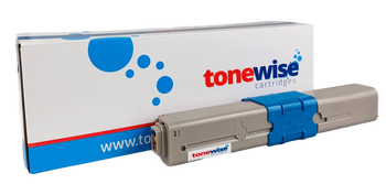 Oki 46508711 High Capacity Cyan Toner Cartridge Box In Tonewise Cartridges Branding