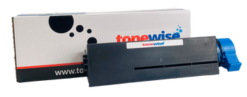 Oki 44574702 Black Toner Cartridge Box In Tonewise Cartridges Branding