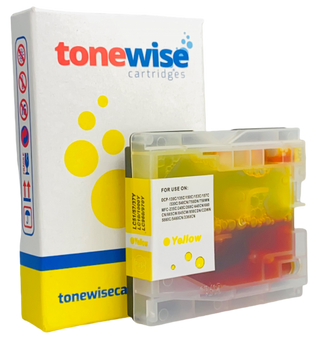Brother LC1000Y Yellow Ink Cartridge Box In Tonewise Cartridges Branding